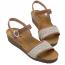 Naot Cecile Sandal Latte Brown Leather/ Sand Raffia (Women's) 4