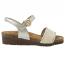 Naot Cecile Sandal Radiant Gold Leather/Blonde Raffia (Women's) 1