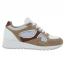 Naot Collins Sneaker Ivory/ White/ Brown Combo w/ White Laces (Women's) 1