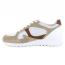 Naot Collins Sneaker Ivory/ White/ Brown Combo w/ White Laces (Women's) 2