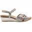 Naot Madame Wedge Sandal Silver Threads (Women's) 1