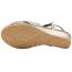 Naot Madame Wedge Sandal Silver Threads (Women's) 4