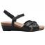 Naot Madame Wedge Sandal Shiny Black (Women's) 1