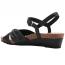 Naot Madame Wedge Sandal Shiny Black (Women's) 2