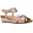 Naot Madame Wedge Sandal Champagne Beauty (Women's)
