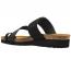 Naot Sia Slide Sandal Black with Black Elastic (Women's) 2