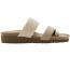 Naot Sia Slide Sandal Beige with Beige Elastic (Women's) 1