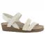 Naot Krista Sandal Soft Ivory Leather with Gold (Women's)