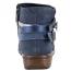 Naot Sumatra Boot Navy Velvet Nubuck/ Blue + Pewter Straps (Women's) 5
