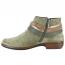 Naot Sumatra Boot Hunter Green Suede/ Green + Pewter Straps (Women's) 2