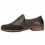 Naot Angin Loafer Black Velvet Nubuck/ Soft Black Leather (Women's) 2