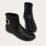 Naot Oamaru Boot Water Resistant Black Leather/ Black Velvet Nubuck (Women's) 4