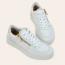 Naot Newbury Sneaker White/ Gold Combo (Women's) 4