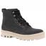Naot Canoe Boot Black Embossed Suede (Women's)