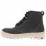 Naot Canoe Boot Black Embossed Suede (Women's) 2