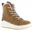 Naot Turner Winter Boot Brown w/ White (Women's)
