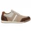 Naot Spin Sneaker Beige/ Brown Suede Combo (Men's) 1