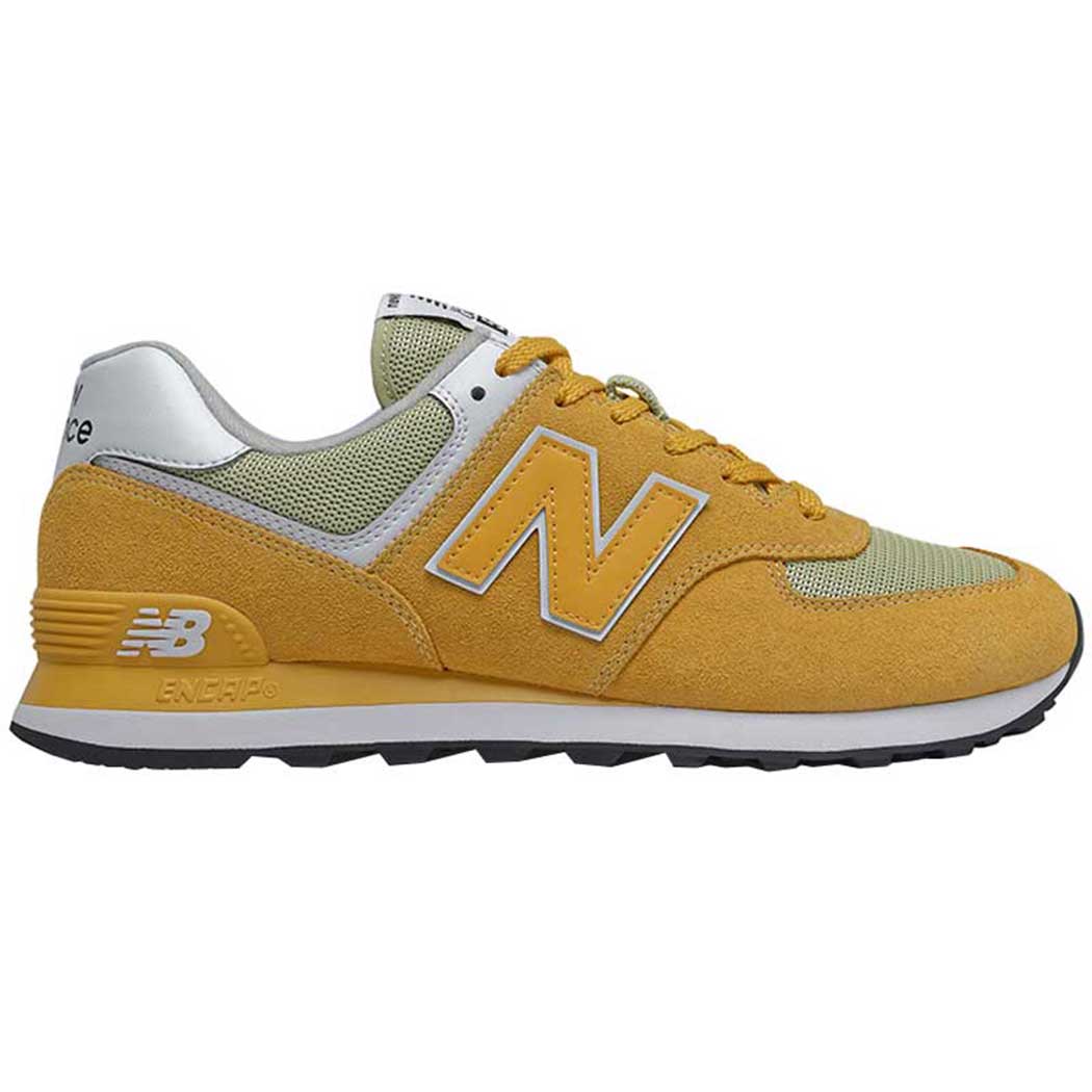 new balance wl574 mens yellow