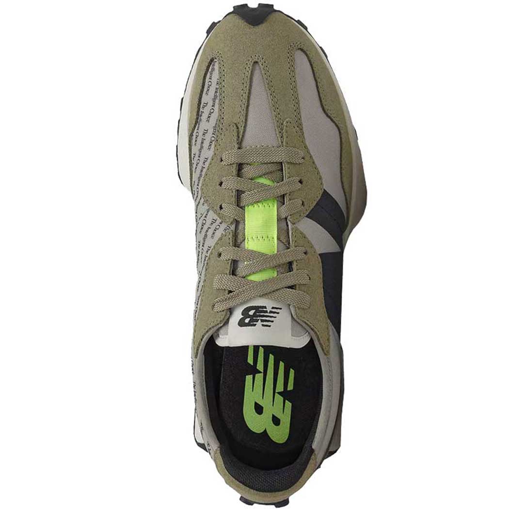 new balance 327 covert green