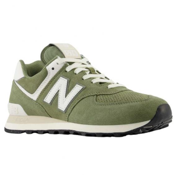 New Balance 574 Retro Sneaker Dark Olivine/ Sea Salt (Men's)