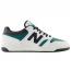 New Balance 480 Sneaker White/ Marsh Green/ Black (Women's) 1