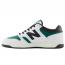 New Balance 480 Sneaker White/ Marsh Green/ Black (Women's) 2