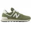 New Balance 574 Retro Sneaker Dark Olivine/ Sea Salt (Men's) 1