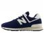 New Balance 574 Retro Sneaker Navy/ Sea Salt (Men's) 2