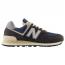 New Balance 574 Retro Sneaker Black Cement/ Slate Grey (Men's) 1