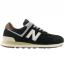 New Balance 574 Retro Sneaker Brown/ Dark Silver Metallic (Men's) 1