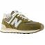 New Balance 574 Retro Sneaker Calcium/ Dark Silver Metallic (Men's)