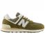 New Balance 574 Retro Sneaker Calcium/ Dark Silver Metallic (Men's) 1