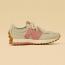 New Balance 327 Retro Sneaker Lone Star Grey/ Rosewood (Women's) 5