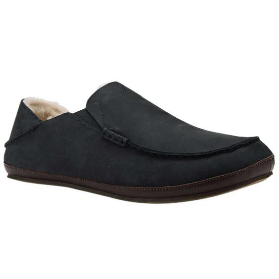 OluKai Moloa Slipper Black/ Dark Java (Men's)