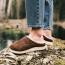 OluKai Mani Slipper Dark Oak/ Golden Sand (Women's) 4
