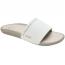 OluKai Ulele Slide Sandal Bright White/ Tapa (Women's)