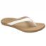 OluKai Ho'Opio Malua Sandal Bright White/ Warm Sand (Women's)