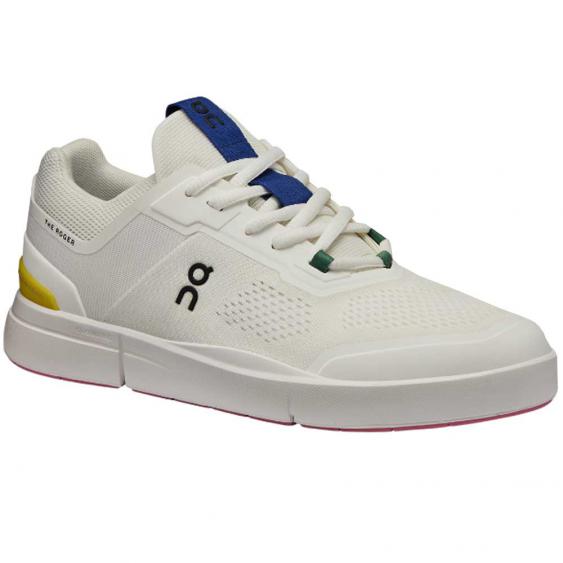 On Running The Roger Spin Sneaker Undyed-White/Yellow (Women's)