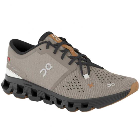 On Running Cloud X4 Running Shoes Fog/ Black (Men's)