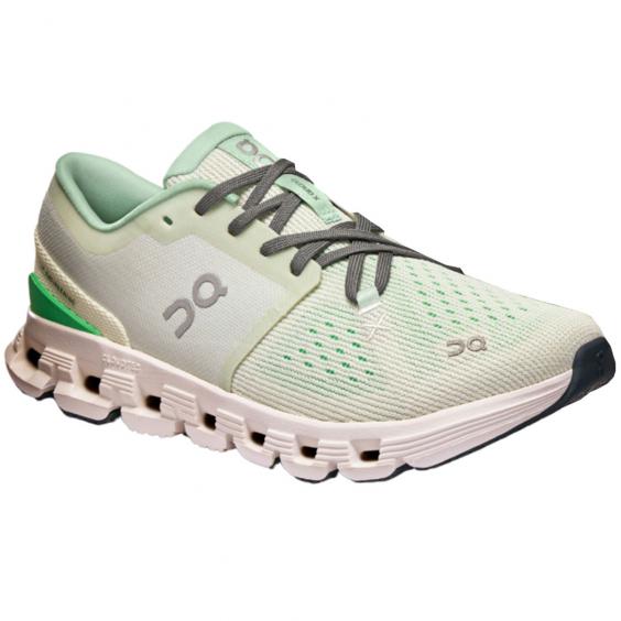 On Running Cloud X4 Running Shoes Aloe/ Honeydew (Women's)