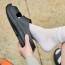Oofos Ooyea Slide Sandal Black (Women's) 5