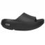 Oofos Ooahh+ Slide Sandal Black (Unisex) 1