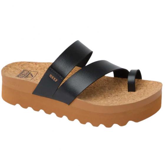 Reef Vista Hi Layla Slide Sandal Black (Women's)