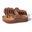 Reef Vista Hi Layla Slide Sandal Chocolate (Women's) 4