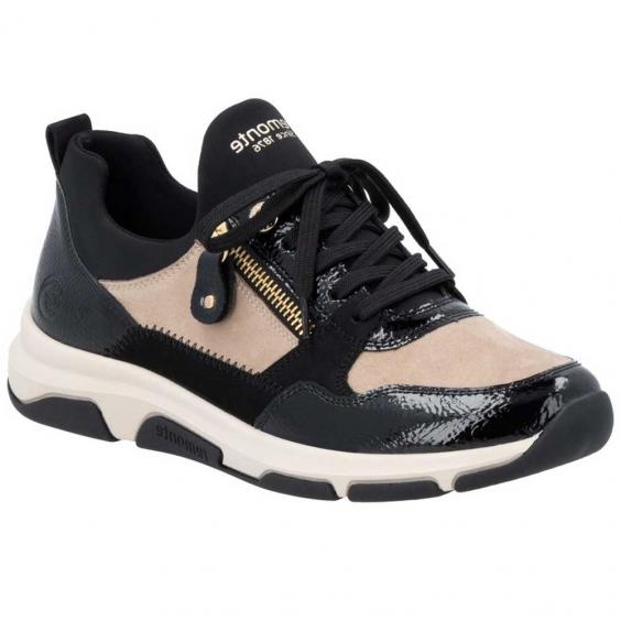 Remonte by Rieker D1S02 Sneaker Black/ Jute (Women's)