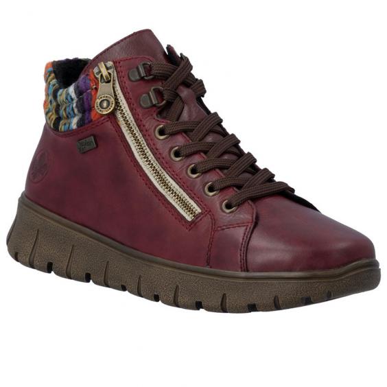 Rieker N1305 Bootie Vino/ Orange Multi (Women's) Rieker N1305 Bootie Vino/ Orange Multi (Women's)