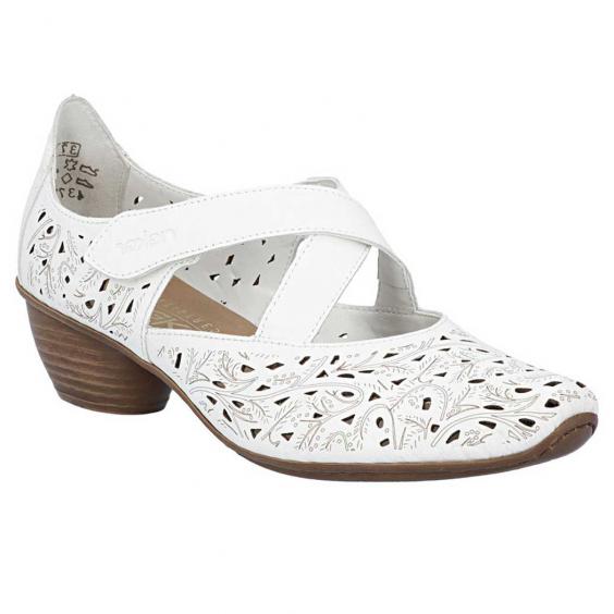 Rieker Mirjam 43773 Pump White (Women's)