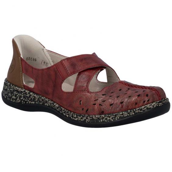 Rieker Daisy 52 Flat Red 46352-33 (Women's) Rieker Daisy 52 Flat Red 46352-33 (Women's)