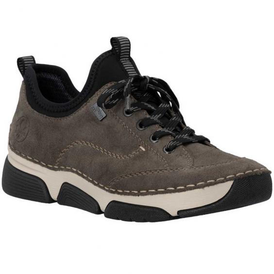 Rieker Angela 45976 Sneaker Smoke/ Black (Women's) Rieker Angela 45976 Sneaker Smoke/ Black (Women's)