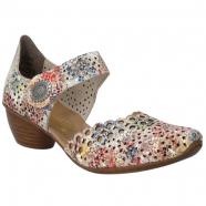 Rieker Mirjam 53 Mary-Jane Pump Beige Multi (Women's)